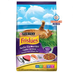 Purina Friskies Surfin Favourite Adult Dry Cat Food 3kg